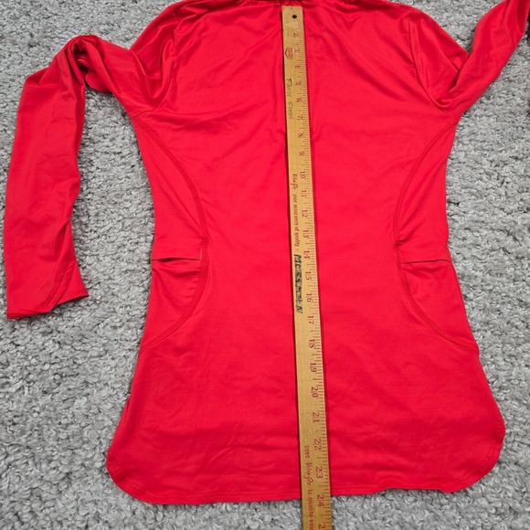 Title Nine Top Womens XS Pink 1/4 Zip Pullover Long Sleeve Stretch Running Gym - Picture 8 of 10